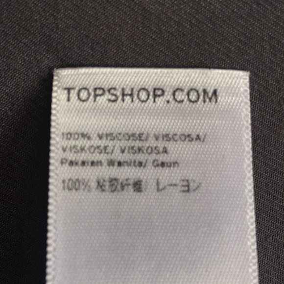 Topshop Dark Gray Mini Dress - Picture 9 of 9